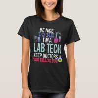 Lustiger medizinischer Labradortech-Shirt
