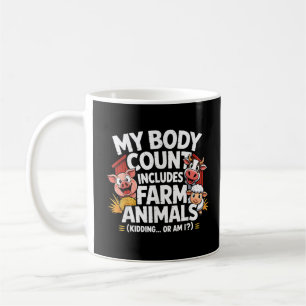 Lustiger Meine Leichenbilanz Enthält Nutztiere Kaffeetasse