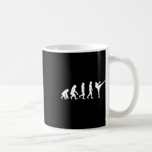 Lustiger Mensch Affe Gorilla Evolution Karate Boxe Kaffeetasse