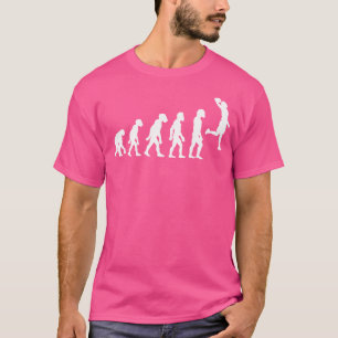 Lustiger menschlicher Basketballspieler Evolution T-Shirt