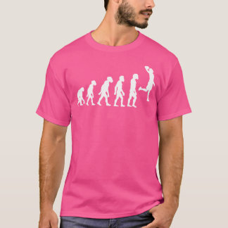 Lustiger menschlicher Basketballspieler Evolution T-Shirt