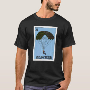 Lustiger Mexikaner für Fallschirmspringen El Para T-Shirt