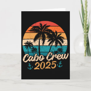 Lustiger Mexiko-Urlaub Trip Cabo Crew 2025 passend Karte