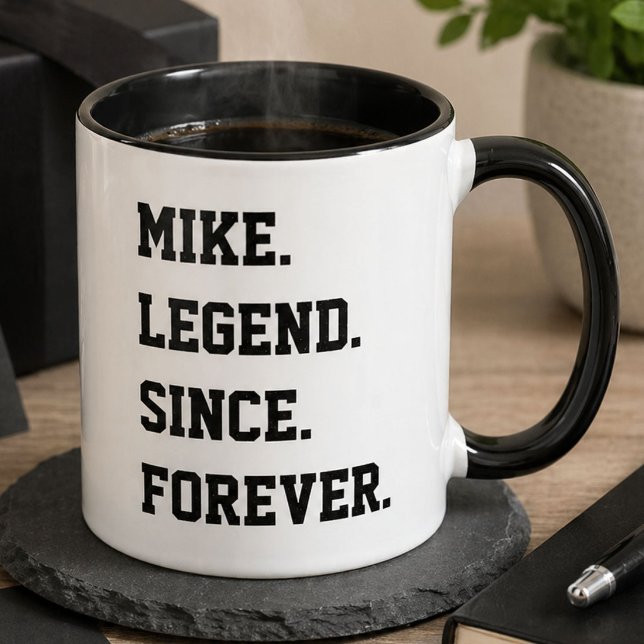Lustiger Mike Legend Tasse | Personalisierter Name (Von Creator hochgeladen)