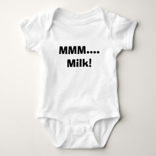 Lustiger Milch-Baby-T - Shirt