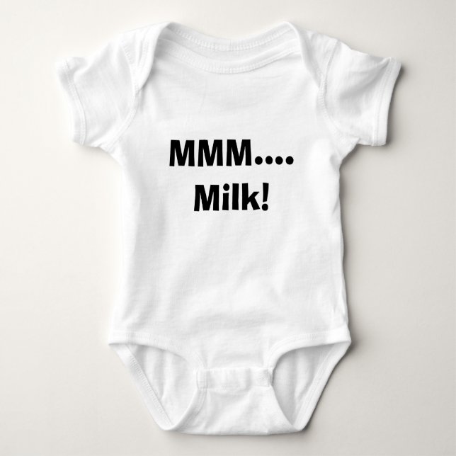 Lustiger Milch-Baby-T - Shirt (Vorderseite)