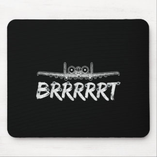 Lustiger militärischer Angreiferjet Close Air Supp Mousepad