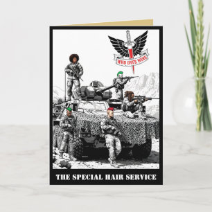 Lustiger militärischer Humor-Spoof SAS Karte