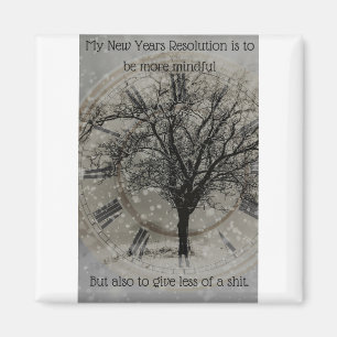 Lustiger Mindfulness Magnet