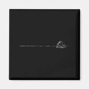 Lustiger minimalistischer F-caw-f gothischer Rabe Magnet