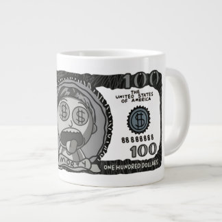Lustiger "Money Morty" 100-Dollar-Schein-Spezialit Jumbo-Tasse