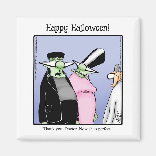 Lustiger Monster Humor Magnet (Vorne)