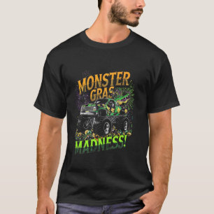 Lustiger Monster-Truck-Mardi-Gras T-Shirt