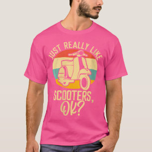 Lustiger Motorrad Scooter Für Motorrad T-Shirt