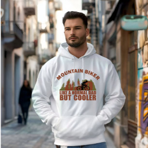 Lustiger Mountainbike-Vater Hoodie