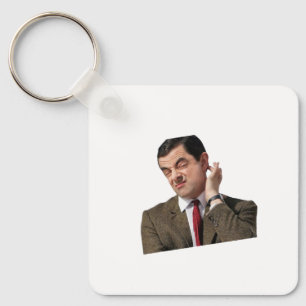 Lustiger Mr. Bean verwirrter Meme-Schlüsselanhänge Schlüsselanhänger