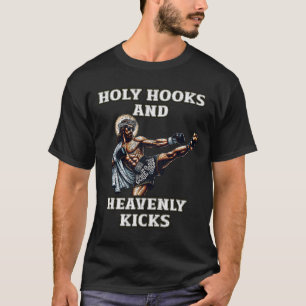 Lustiger Muay Thai Herr Jesus Thai-Boxen Kickboxen T-Shirt