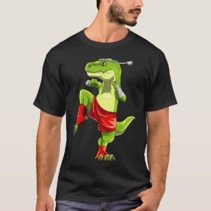 Lustiger Muay Thai T-Rex - Thai-Boxen  T-Shirt