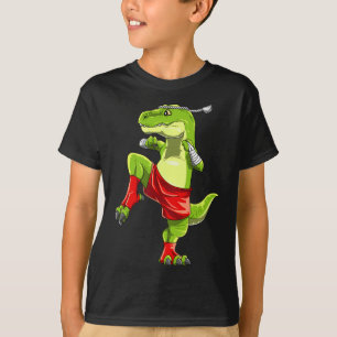 Lustiger Muay Thai T-Rex - Thai-Boxen  T-Shirt