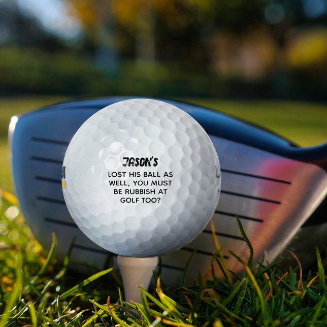 Lustiger Müll beim Golf Personalized Golfbälle (Von Creator hochgeladen)