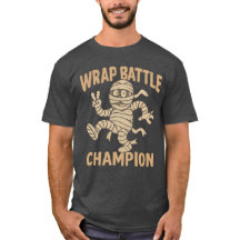 Lustiger Mumien-Wrap-Battle-Champion