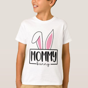 Lustiger Mummy-Hase Frohe Ostern Familie passend T-Shirt