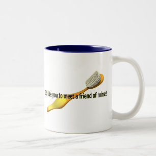 Lustiger Mundhygiene-Spaß Zweifarbige Tasse