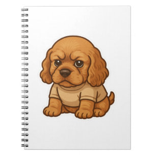 Lustiger mürrischer Hund personalisiertes Geschenk Notizblock
