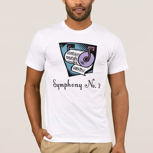 Lustiger Musik-Komponist-T - Shirt (Vorderseite)