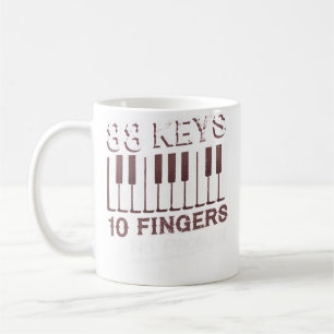 Lustiger Musiker Pianist Musikliebhaber Geschenke Kaffeetasse