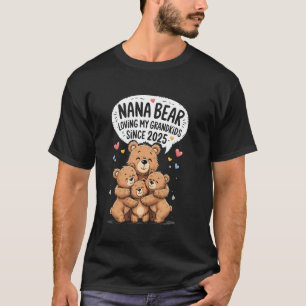 Lustiger Muttertag Nana Oma Bär Erste Mutter T-Shirt