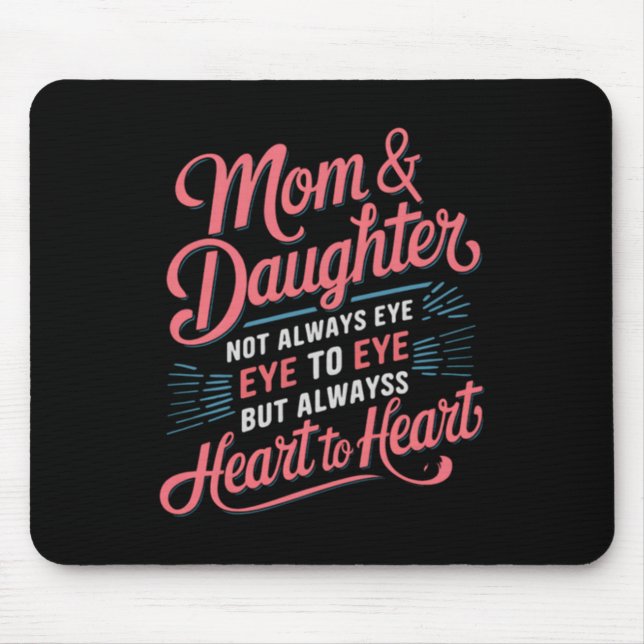 Lustiger Muttertag von Tochter für Mama Mousepad (Vorne)