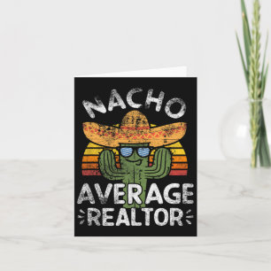 Lustiger Nacho Durchschnittlicher Makler Cinco De Karte