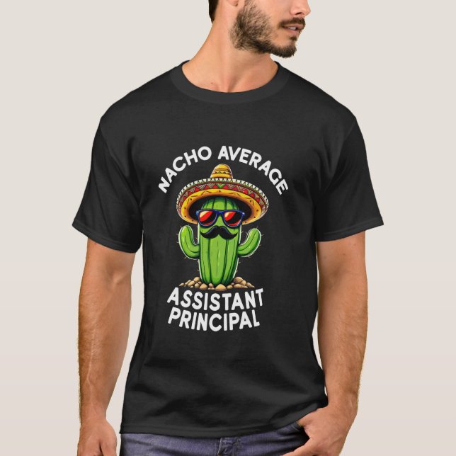 Lustiger Nacho Durchschnittlicher Stellvertretende T-Shirt (Vorderseite)