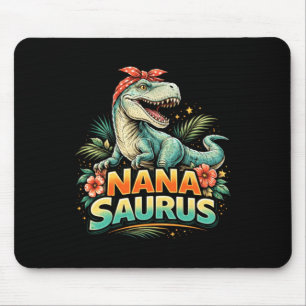 Lustiger Nanasaurus T Rex Dinosaur Nana Familie Mousepad