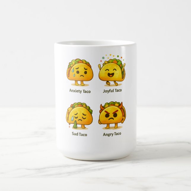 Lustiger Nationaler Taco-Tag-Kaffeebecher Kaffeetasse (Mittel)