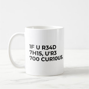 Lustiger nerdiger Codespruch Kaffeetasse