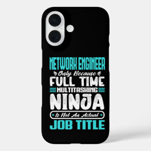 Lustiger Netzwerk-Ingenieur-Job-Titel Berufsfähigk iPhone 16 Hülle