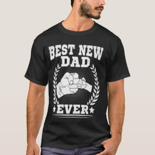 Lustiger neuer Vater Erster Vater Vintage Vatertag T-Shirt
