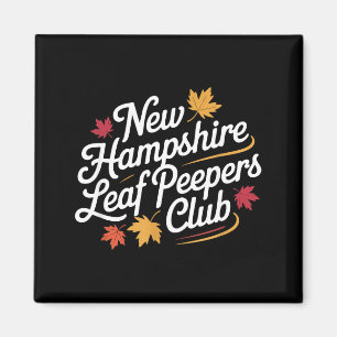 Lustiger New Hampshire Leaf Er's Club Herbst Herbs Magnet