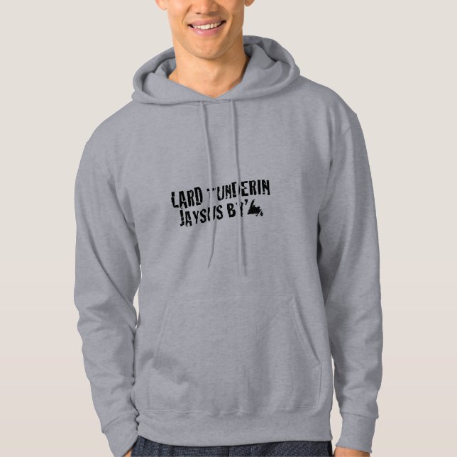 Lustiger Newfie Jargon Hoodie (Vorderseite)