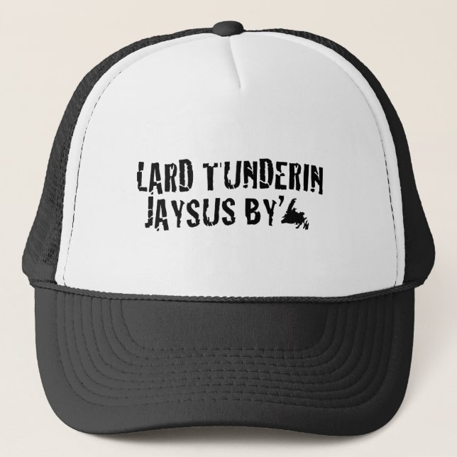 Lustiger Newfie Jargon Truckerkappe (Vorderseite)