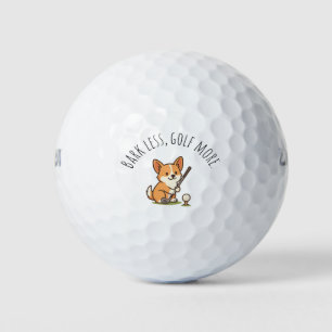 Lustiger niedlicher Corgi 'Belle weniger, Golf meh Golfball