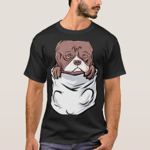 Lustiger niedlicher Pit Bull Terrier Welpe Süße Ta T-Shirt