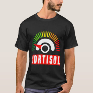 Lustiger niedriger Cortisolspiegel Meme Nebenniere T-Shirt