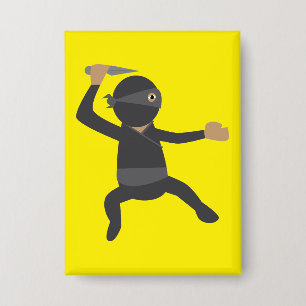 Lustiger Ninja Button