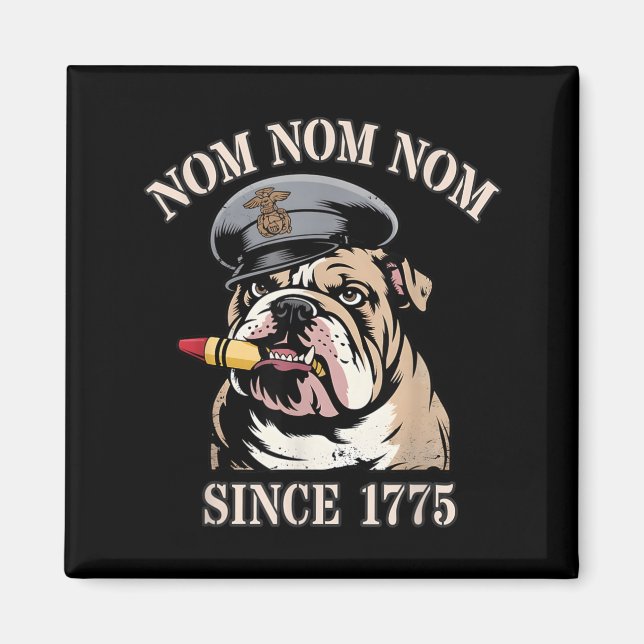 Lustiger Nom Ich Esse Buntstifte Seit 1775 Veteran Magnet (Vorne)