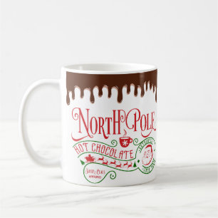 Lustiger Nordpol Heiße Schokolade Weihnachten Kaffeetasse