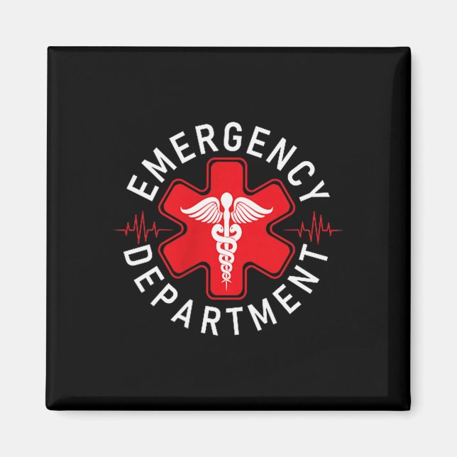 Lustiger Notfallabteilung Notaufnahme Krankenpfleg Magnet (Vorne)