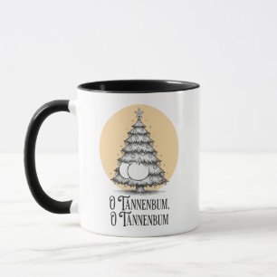 Lustiger O Tannenbaum Weihnachtswitz Becher Tasse